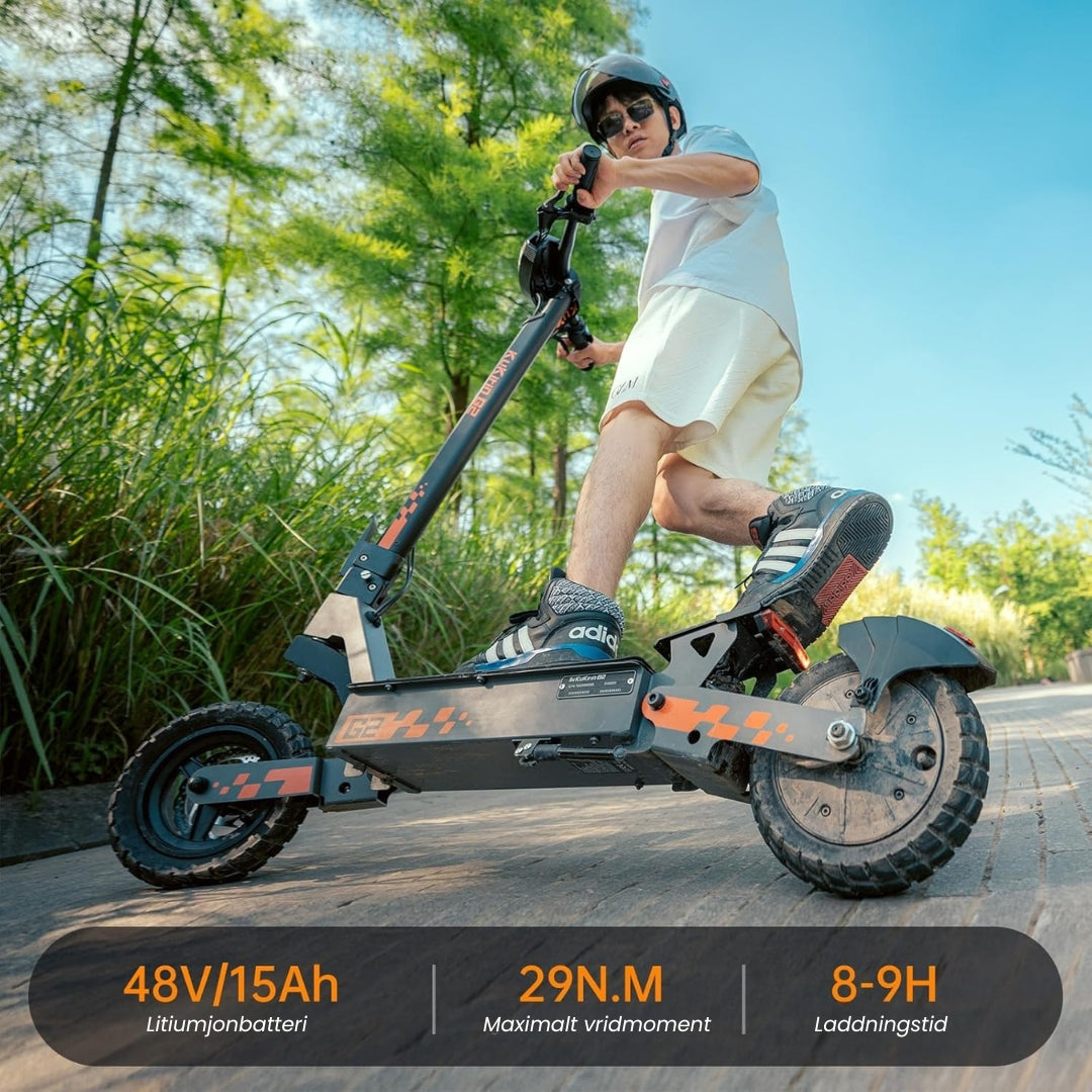 2025 KuKirin G2 Elscooter | Räckvid 55km - Maxhastighet 45km/h