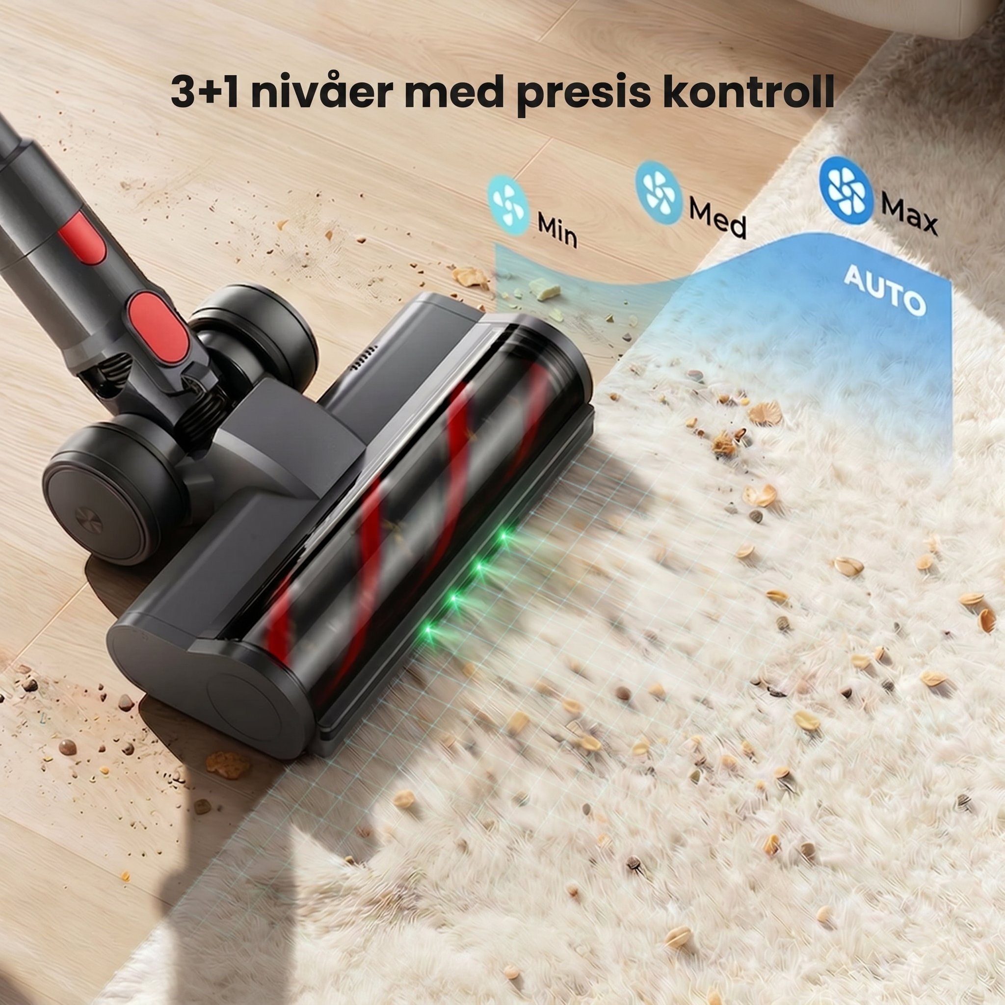 Maxlager P20 ledningsfri støvsuger - 120 AW - 1,67 kg - skaftstøvsuger