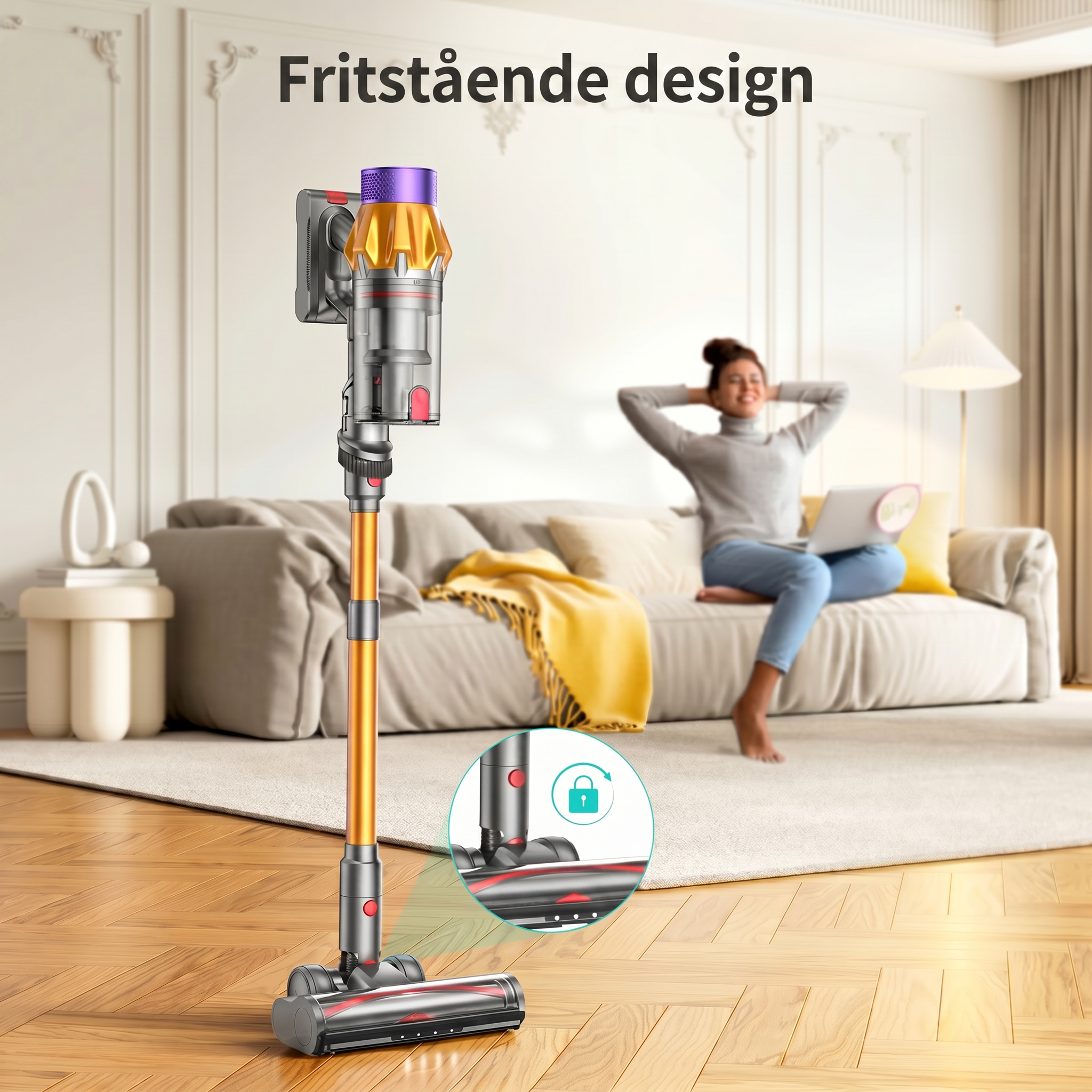 Maxlager Ultra X7 - 550 W - 50 kPa avanceret ledningsfri støvsuger 2026 - skaftstøvsuger
