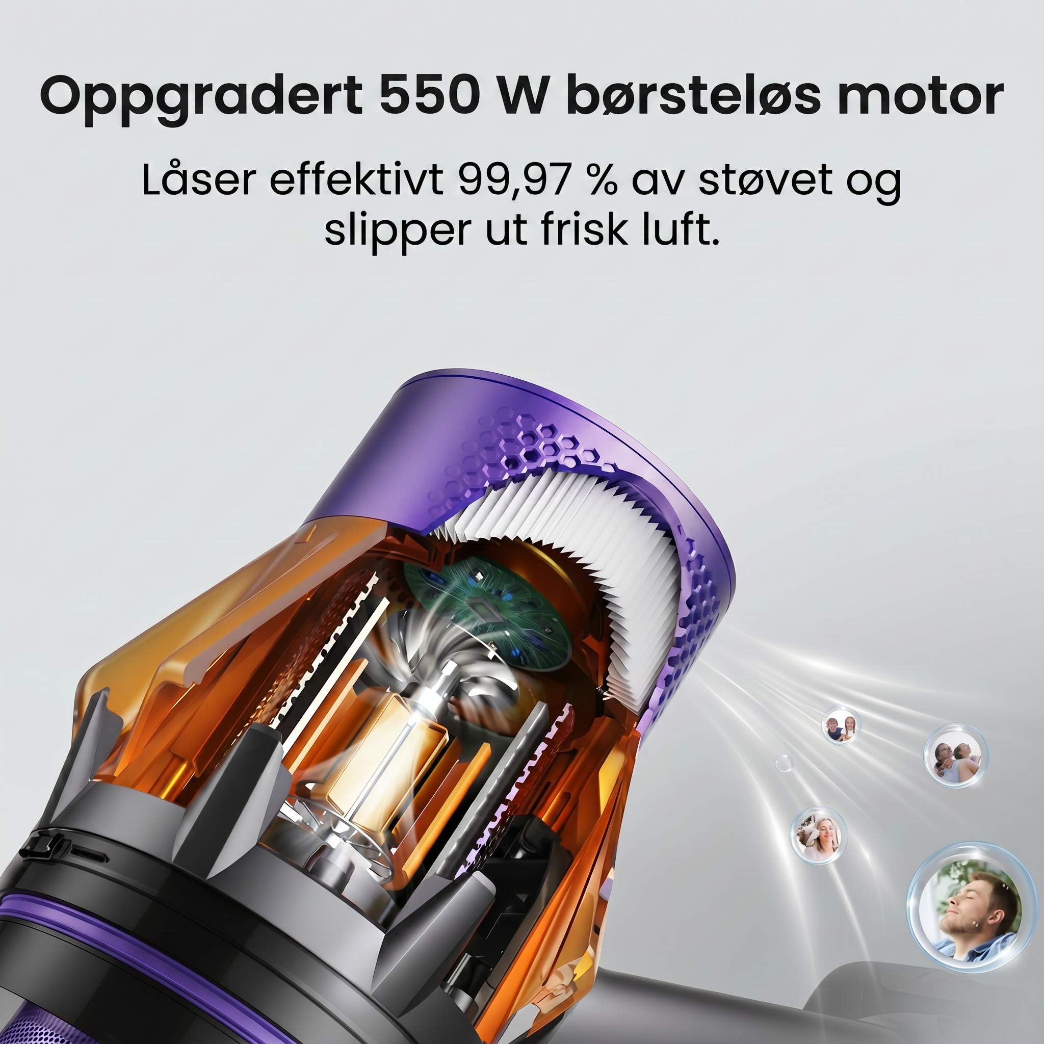 Maxlager Ultra X7 - 550 W - 50 kPa avanceret ledningsfri støvsuger 2026 - skaftstøvsuger